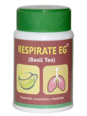 S J Herbals Respirate EG  Basil Tea (50gm)