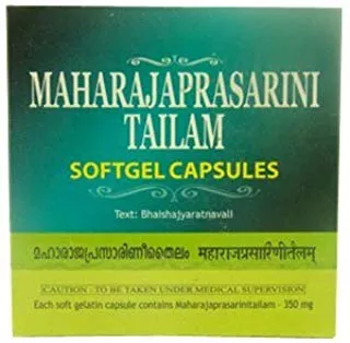 Arya Vaidya Sala Kottakkal Ayurvedic Maharajaprasarini Tailam Capsules (100 Tablets)
