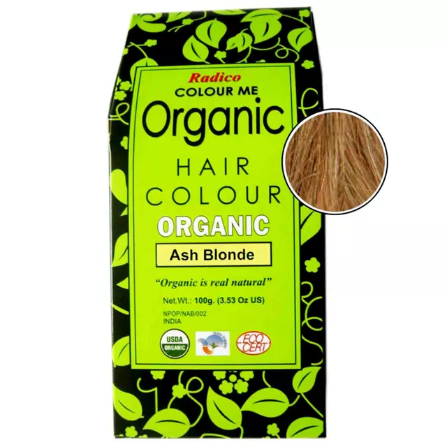 Radico Organic Hair Color Ash Blond Powder (100gm)