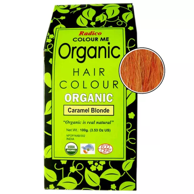 Radico Organic Hair Color Caramel Blonde Powder (100gm)