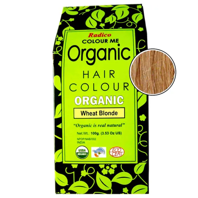 Radico Organic Hair Color Wheat Blonde Powder (100gm)
