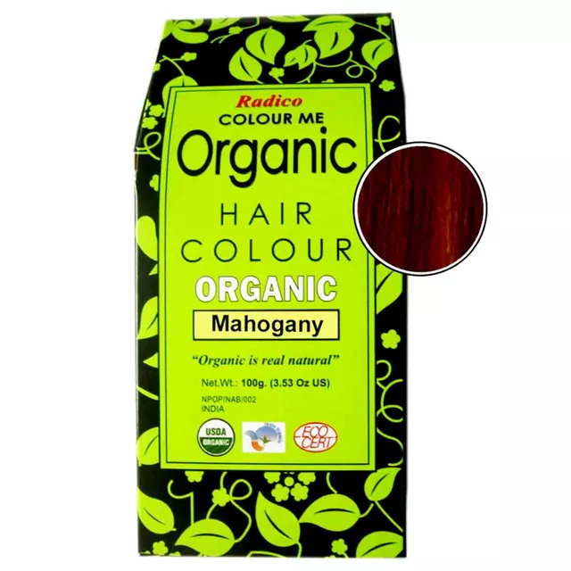 Radico Organic Hair Color Mahogany Powder (100gm)