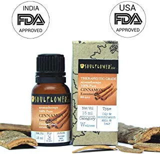 Soulflower Cinnamon Essential Oil (15ml)