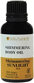 Soulflower Sunlight Shimmering Dry Oil With Argan (30ml)