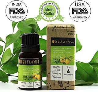 Soulflower Essential Oil Breathe Easy (15ml)