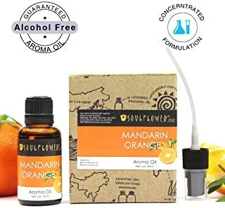 Soulflower Mandarin Orange Aroma Oil (30ml)
