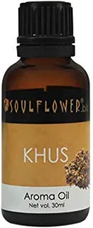 Soulflower Khus Aroma Oil (30ml)