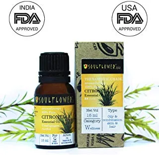 Soulflower Citronella Essential Oil (15ml)