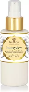 Just herbs Honey Dew Protective Almond Body Lotion, White (100ml)