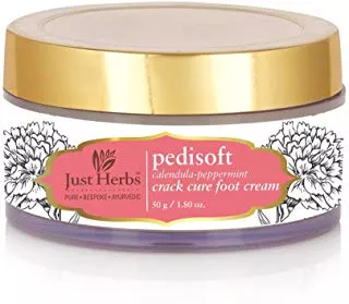 Just Herbs Pedi Soft Calendula-Peppermint Crack Cure Foot Cream (50gm)