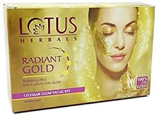 Lotus Herbals Radiant Gold Cellular Glow Facial Kit