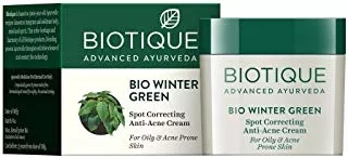 Biotique Bio Winter Green Spot Correcting Anti Acne Cream (15gm)