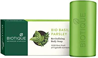 Biotique Basil And Parsley Revitalizing Body Soap (2 X 150gm)