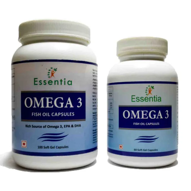 Essentia Omega 3 Fish Oil Capsules (60 Vegcapsules)