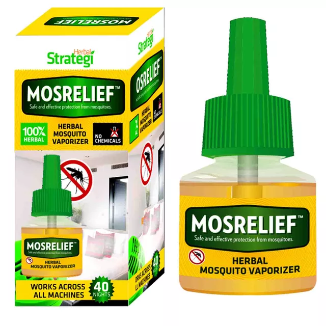 Strategi Mosrelief Herbal Mosquito Vaporizer (3 X 40ml)
