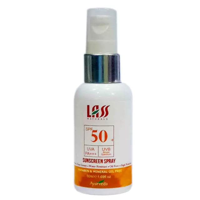 LASS Naturals Sunscreen Spray (50ml)