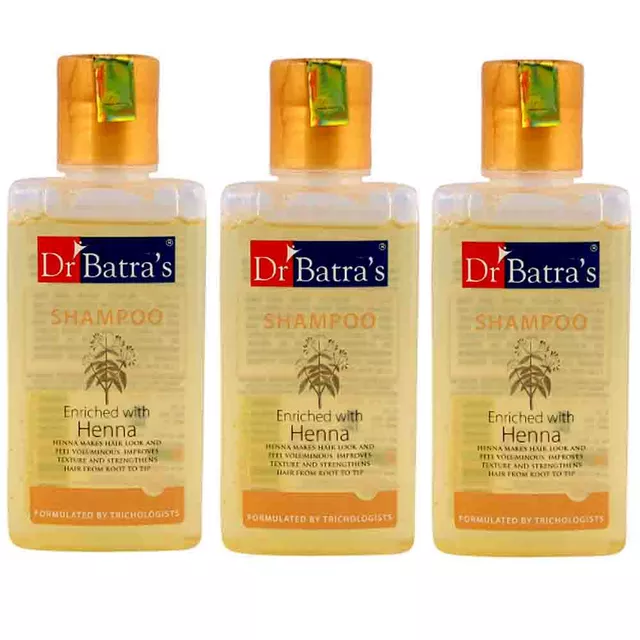 Dr. Batra's Enriched Henna Shampoo (3 X 100ml)
