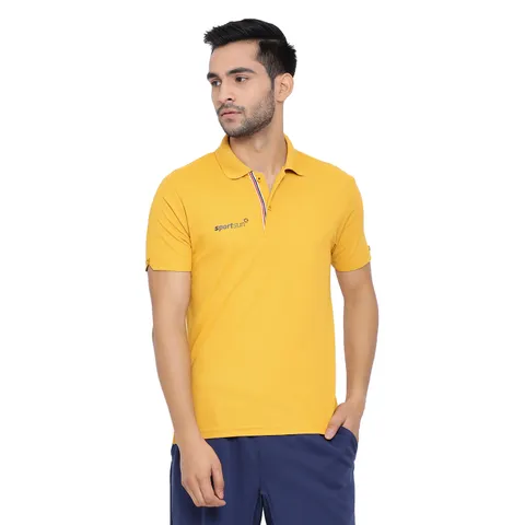 Sport Sun Dry Fit Max Polo T Shirt For Men's Mustard MP 01