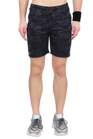 Sport Sun Printed Men Army Navy Blue Shorts AS 01