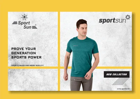 Sport Sun Solid Men Round Neck Green Cool Run T Shirt CRT 02