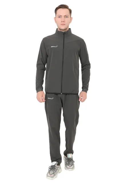 Sport Sun Solid Men NS Lycra Olive Running Track Suit NSRT 01
