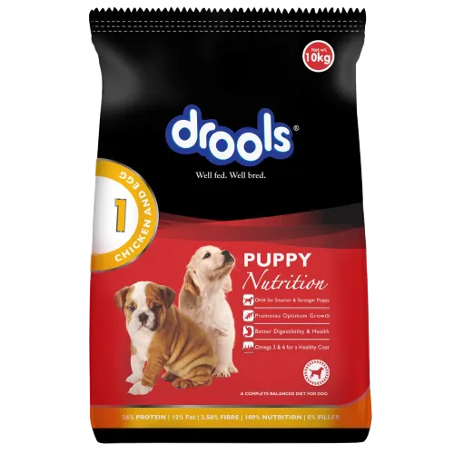 Drools Chicken and Egg Puppy Dog Food, 10kg