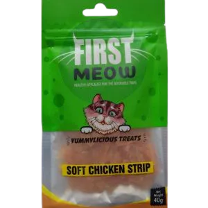 First Meow - Soft Chicken Strips - 40gm