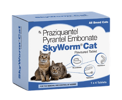 SkyEc Skyworm Cat Deworming tablets (1*4 tablets)