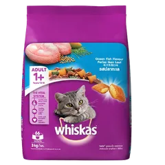 Whiskas Adult (+1 year) Dry Cat Food - Ocean Fish Flavor
