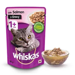 Whiskas Cat Wet Food - Salmon in Gravy Flavor