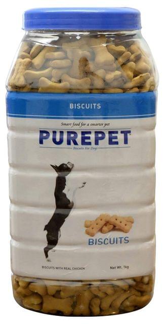 Purepet Milk flavour Real Chicken biscuits (1 Kg)