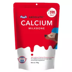 Drools - 20 bones, Absolute Calcium Bone Pouch, 190 G