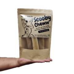 Scooby Cheww - The Himalayan Yak Chews for dogs - 4 Long Lasting Bars 300 gms