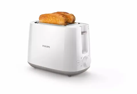Philips Hd2581/01 Electric Toaster, 2 Slices, White