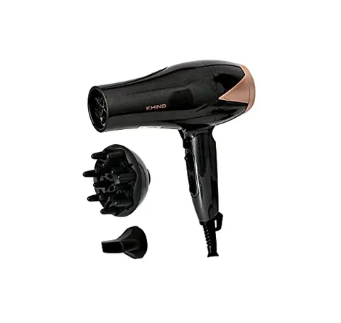 KHIND Brand From Malaysia Saloon Quality 2000W Hair Dryer - X20 With Concentrator, Diffuser & CoMB Set