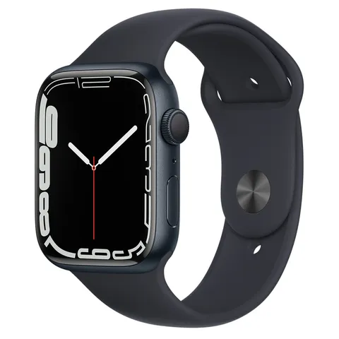 Apple Watch Series 7 GPS 45mm Midnight Aluminium Case with Sport Band