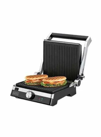 Contact Grill And Family Health 2000 W CG2000-B5 Black/Silver