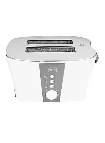 Bread Toaster 2 Slice With Crumb Tray 800 W ET122-B5 White/Grey