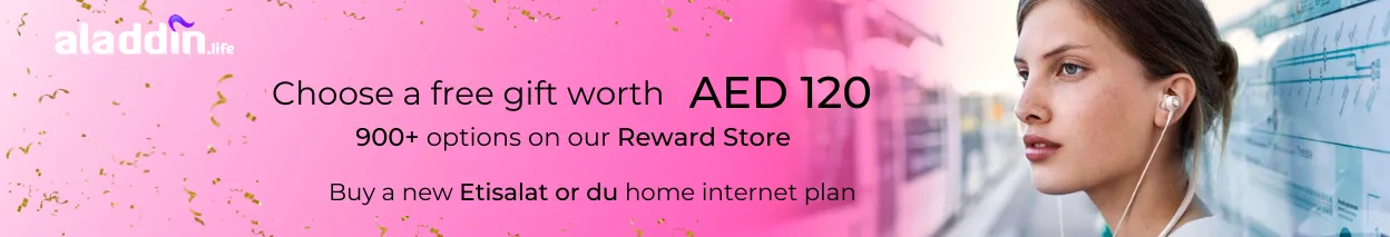 Free gift worth AED 120