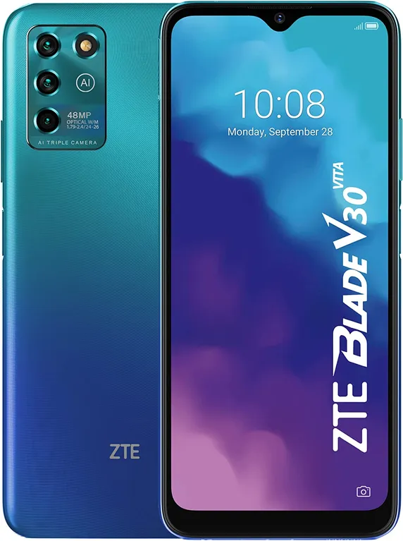 ZTE Blade V30 Vita 4GB RAM 128GB Storage, Blue