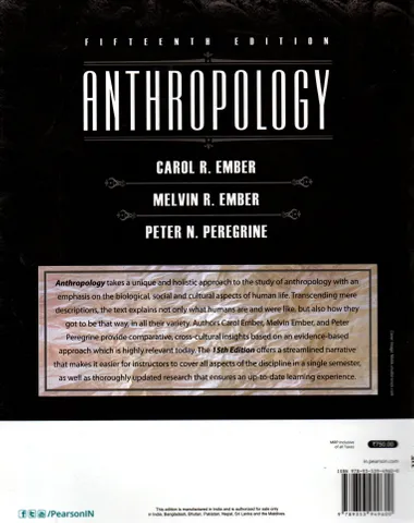 Anthropology (15th Edition) - Ember & Ember - Pearson