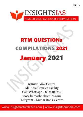Insights on India Revision Through MCQs (RTM) - January 2021 - [PRINTED]
