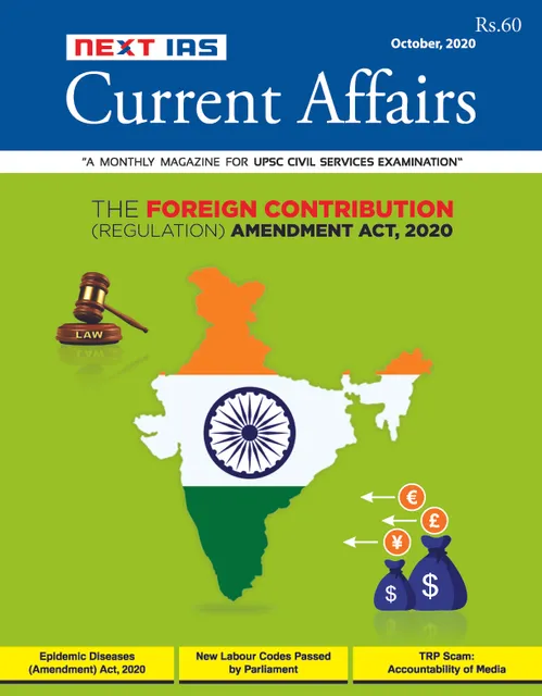 Next IAS Monthly Current Affairs - October 2020 - [PRINTED]