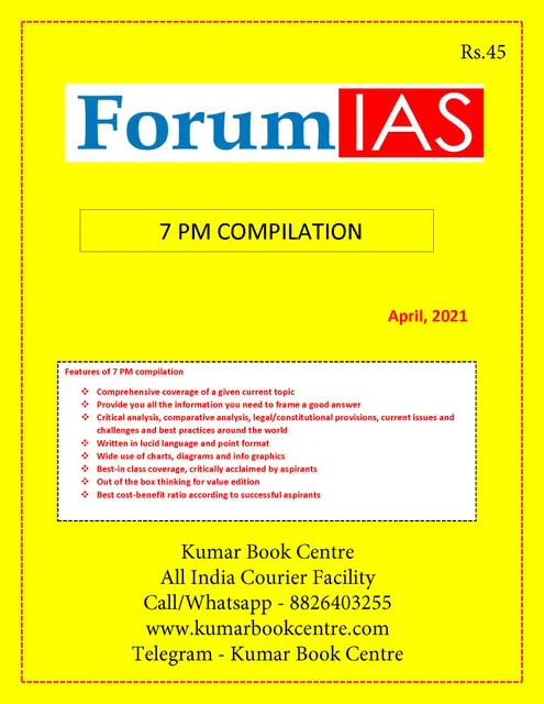Forum IAS 7pm Compilation - April 2021 - [B/W PRINTOUT]
