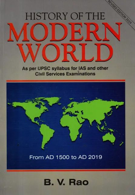 History Of Modern World By V.B Rao