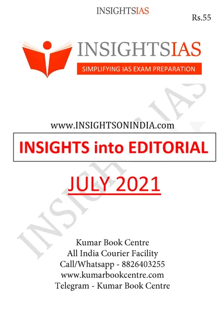 Insights on India Editorial - July 2021 - [B/W PRINTOUT]