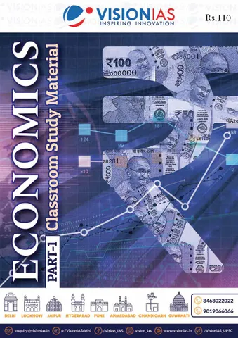 Vision IAS Classroom Study Material - Economics (Part 1) - [B/W PRINTOUT]