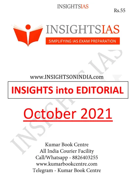 Insights on India Editorial - October 2021 - [B/W PRINTOUT]