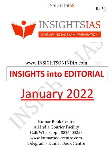 Insights on India Editorial - January 2022 - [B/W PRINTOUT]