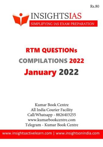 Insights on India Revision Through MCQs (RTM) - January 2022 - [B/W PRINTOUT]